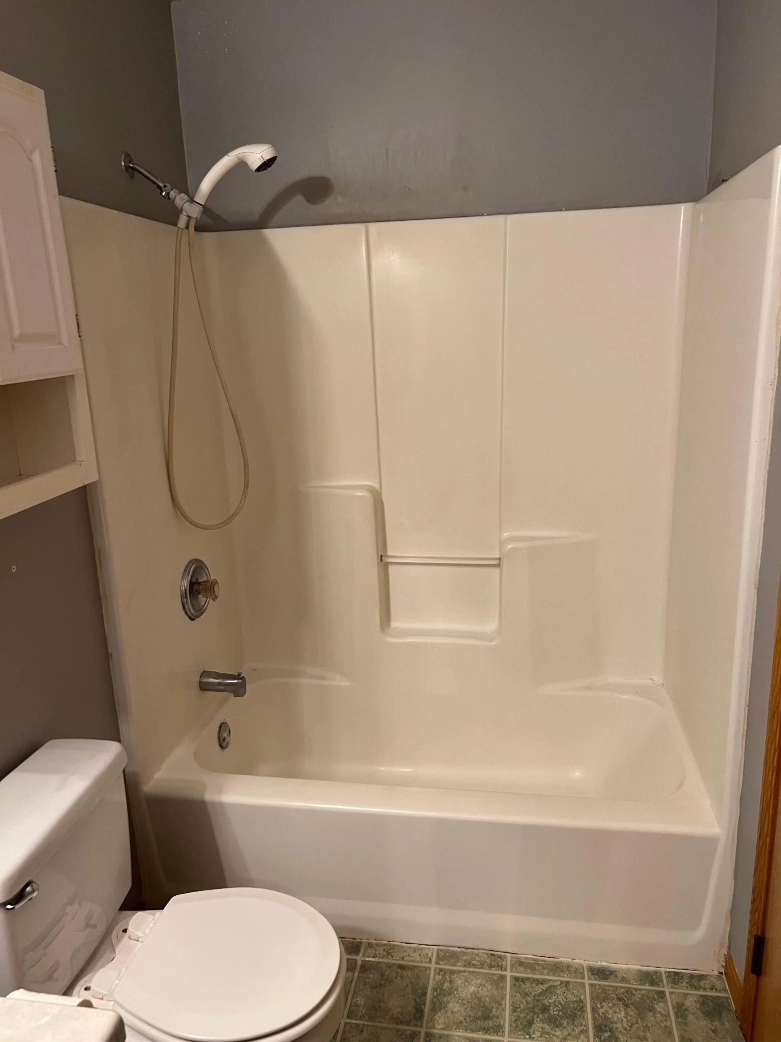 Upstairs shower