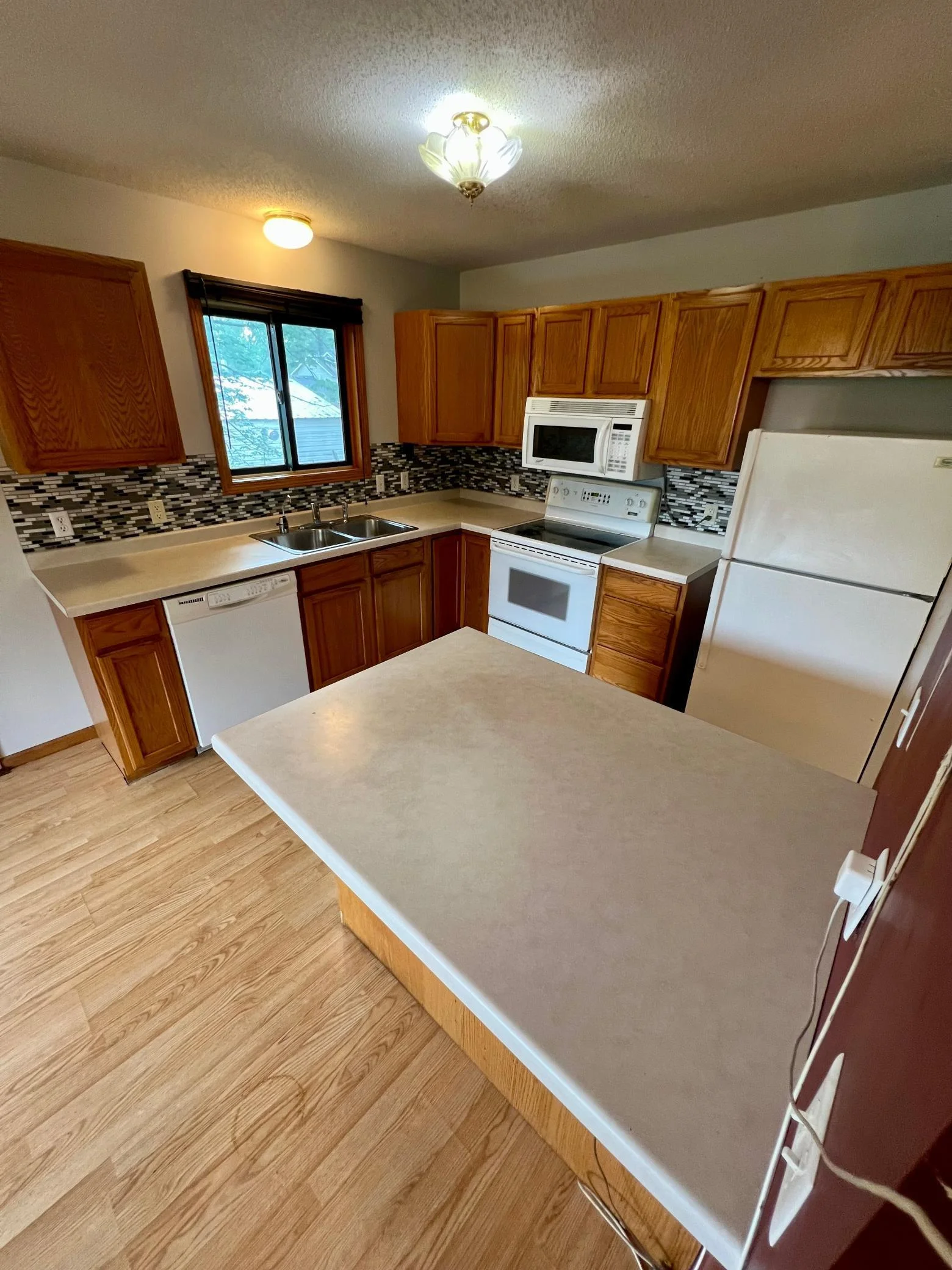 view of kitchen from dining room